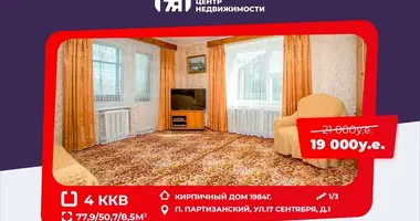 4 room apartment in Partyzanski, Belarus