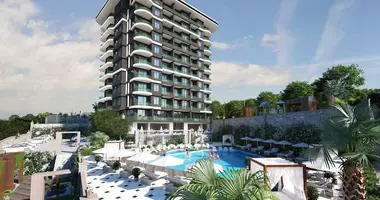 Penthouse 2 bedrooms with Balcony, with Sea view, with Mountain view in Demirtas, Turkey