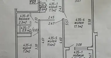 Apartamento 2 habitaciones en Minsk, Bielorrusia