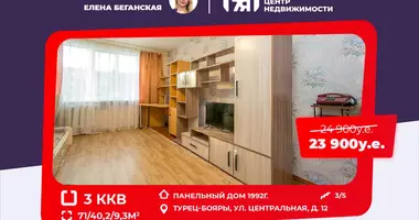 3 room apartment in Turec-Boyary, Belarus