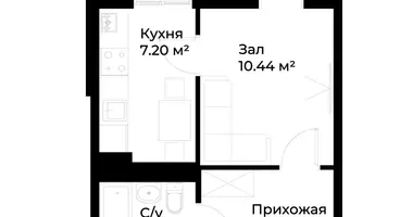 Квартира 1 комната в Ташкент, Узбекистан