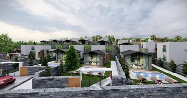 Villa 3 habitaciones con Balcón, con Aire acondicionado, con estacionamiento en Derekoey, Turquía