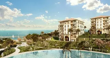 Вилла 5 комнат  с парковкой, с видом на море, с бассейном в Мраморноморский регион, Турция
