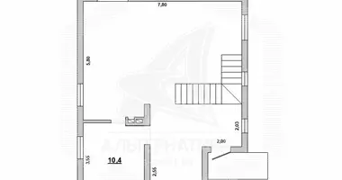 Maison dans Muchaviecki siel ski Saviet, Biélorussie