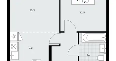 Apartamento 2 habitaciones en poselenie Sosenskoe, Rusia