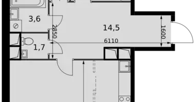 Appartement 3 chambres dans Razvilka, Russie