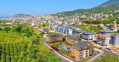 1 room apartment with balcony, with mountain view, with parking in Alanya, Turkey