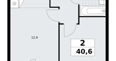 Apartamento 2 habitaciones en Postnikovo, Rusia