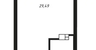 1 room apartment in Minsk, Belarus