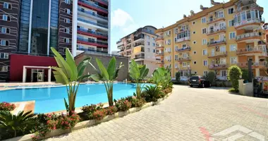 1 room apartment with surveillance security system, with sauna, with parking covered in Alanya, Turkey