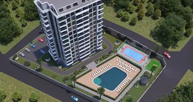 Penthouse 5 pokojów z Balkon, z Klimatyzator, z Widok na góry w Mahmutlar, Turcja