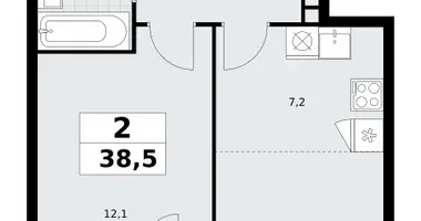 Appartement 2 chambres dans Postnikovo, Fédération de Russie