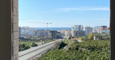 Apartamento 1 habitacion con acristalamiento con cámara, con balcón, con vista al mar en Alanya, Turquía