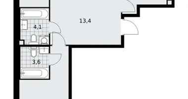 Appartement 3 chambres dans poselenie Sosenskoe, Fédération de Russie