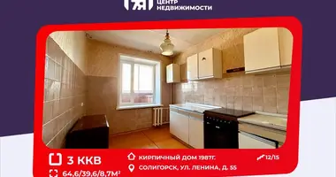 Wohnung 3 Zimmer in Soligorsk, Weißrussland