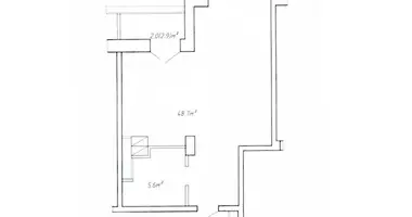 Apartamento 1 habitación en Minsk, Belarús