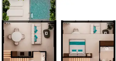 Wohnung 2 zimmer in Kutuh, Indonesien