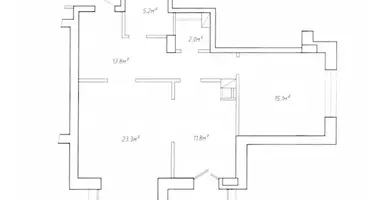 Wohnung 2 zimmer in Minsk, Belarus