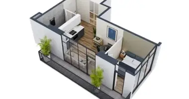Apartamento 2 habitaciones en Batumi, Georgia