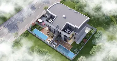 Dom 3 pokoi z balkon, z klimatyzacja, z nadzór wideo w Belek, Turcja
