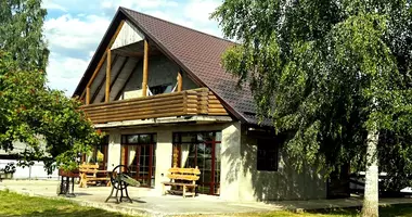 Cottage 6 bedrooms with double glazed windows, with balcony, with furniture in Asipavicy, Belarus