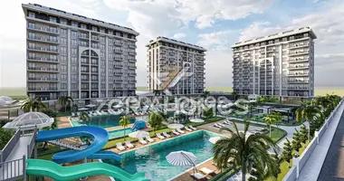 Apartamento 2 habitaciones con aparcamiento, con ascensor, con la piscina en Demirtas, Turquía
