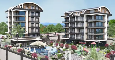 Apartamento 1 habitacion con balcón, con ascensor, con airea acondicionado en Alanya, Turquía