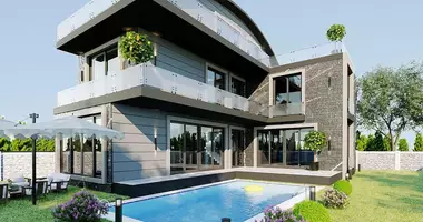 Villa 7 Zimmer mit Balkon, mit Klimaanlage, mit Parken in Belek, Türkei