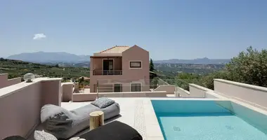Вилла 4 комнаты  с бассейном, с видом на горы в Kounavi, Греция
