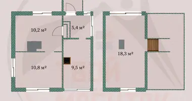 Maison dans Rakauski siel ski Saviet, Biélorussie