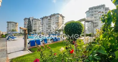 Mieszkanie 3 pokoi z parking, z winda, z widok na morze w Alanya, Turcja