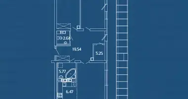 Apartamento 3 habitaciones en Minsk, Bielorrusia