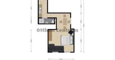 Apartamento 1 habitación en Budapest, Hungría