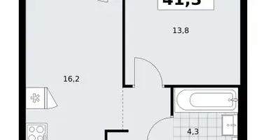 Appartement 1 chambre dans Troïtsk, Russie
