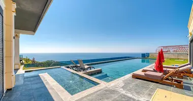 Villa 9 zimmer mit Balkon, mit Klimaanlage, mit Meerblick in Alanya, Türkei