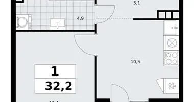 Appartement 1 chambre dans South-Western Administrative Okrug, Fédération de Russie