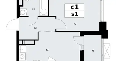 Квартира 1 комната в поселение Сосенское, Россия