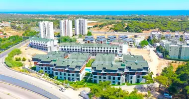 Reihenhaus 2 zimmer mit Doppelt verglaste Fenster, mit Balkon, mit Möbliert in Muratpasa, Türkei