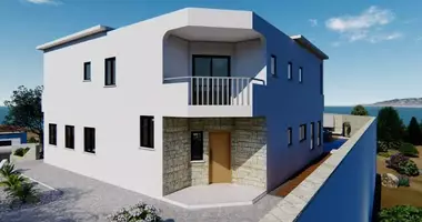 Вилла 4 комнаты  с видом на море, с бассейном, с видом на горы в Polis Chrysochous, Кипр