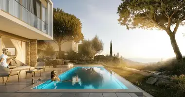 Villa 4 Zimmer mit Meerblick, mit Schwimmbad, mit Bergblick in St. Tychon Community, Cyprus