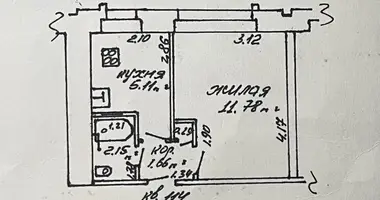 Apartamento 1 habitación en Gómel, Bielorrusia