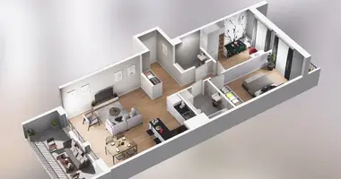 Apartamento 3 habitaciones en Poznan, Polonia