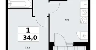 Mieszkanie 1 pokój w poselenie Sosenskoe, Rosja