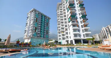 Apartamento 1 habitacion con balcón, con airea acondicionado, con vista al mar en Mahmutlar, Turquía
