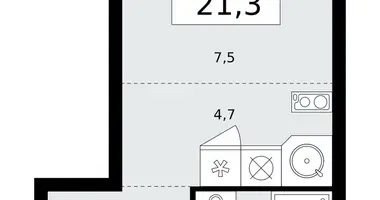 Appartement 1 chambre dans poselenie Sosenskoe, Fédération de Russie