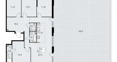 Apartamento 5 habitaciones en poselenie Sosenskoe, Rusia