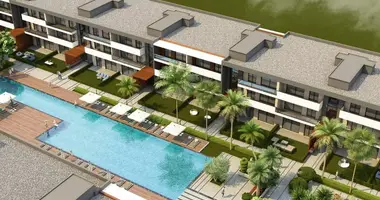 2 room apartment with terrace, with gaurded area, with бассейн in Aegean Region, Turkey