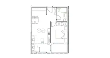 Apartamento 1 habitación en Becici, Montenegro