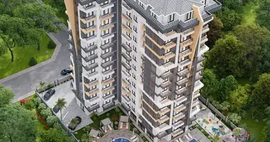 Penthouse 3 pokoi z Balkon, z Klimatyzator, z Widok na morze w Mahmutlar, Turcja