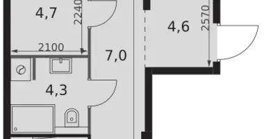 Wohnung 3 zimmer in Nordwestlicher Verwaltungsbezirk, Russland